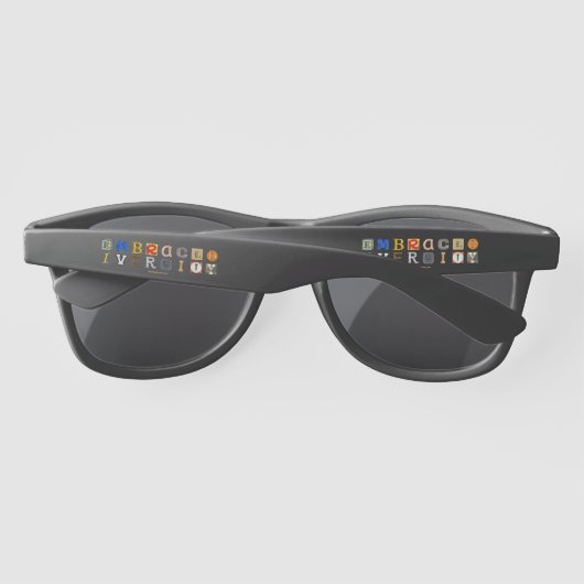 Lunettes De Soleil SlipperyJoe embrasse la métaphore de la diversité  (Dos)