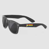 Lunettes De Soleil SlipperyJoe Intersex Progrès Fierté Drapeau arc-en (Gauche)
