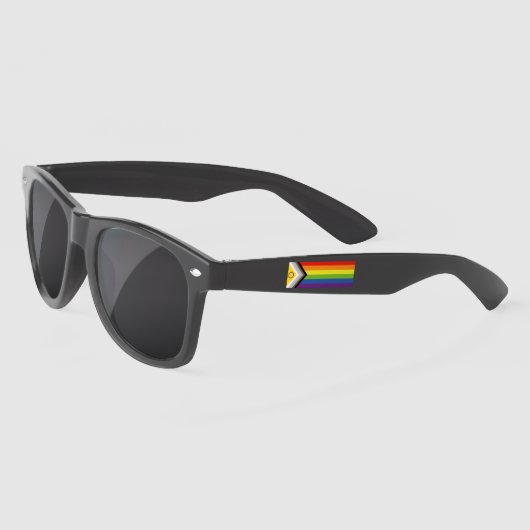 Lunettes De Soleil SlipperyJoe Intersex Progrès Fierté Drapeau arc-en (Gauche)