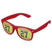 Lunettes de soleil Softball personnalisées (Angulaire)