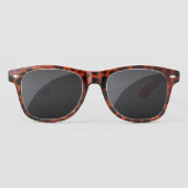 Lunettes De Soleil Texte de script personnalisé tendance (Devant)