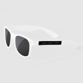 Lunettes De Soleil Texte Simple Et Bandes Minces (Gauche)