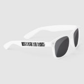 Lunettes De Soleil texture aztèque décorative BN (Droite)
