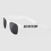 Lunettes De Soleil texture aztèque décorative BN (Gauche)