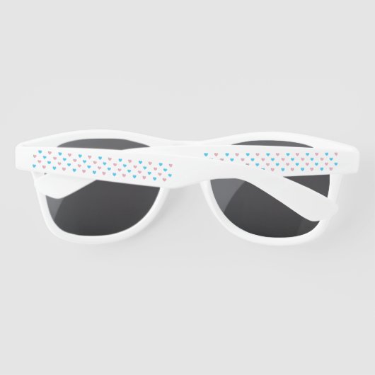 Lunettes de soleil Trans Fierté Cœurs (Dos)