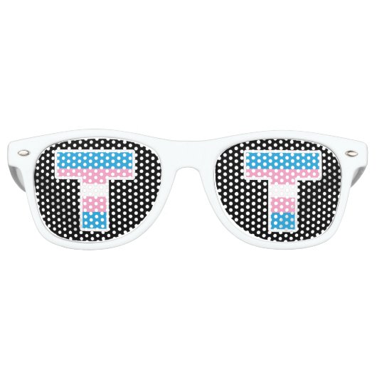 Lunettes de soleil Trans Pride Capital T (Devant)