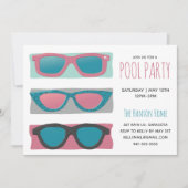 Lunettes de soleil Trio rose Invitation (Devant)