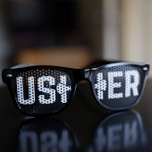 Lunettes de soleil Tuxedo Mariage Usher Retro