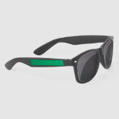 Lunettes de soleil vert émeraude sur mesure (Droite)
