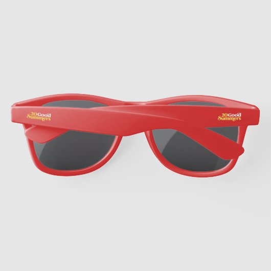 Lunettes De Soleil Vingt Bons Étés (Dos)