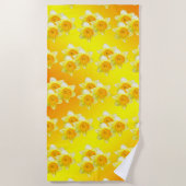 Lunettes d'or Sunburst, Serviette de plage (Devant)