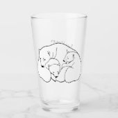 Lunettes d'ours en verre polaire Personnalisez (Devant)