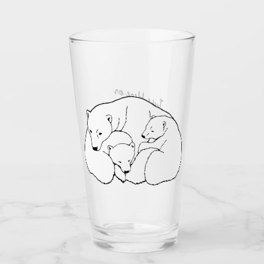 Lunettes d'ours en verre polaire Personnalisez (Devant)