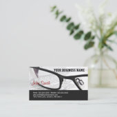 Lunettes et carte de visite de livres (Debout devant)