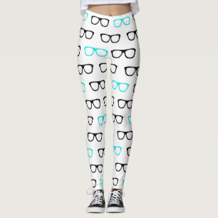 lunettes geeky bleu geek leggings