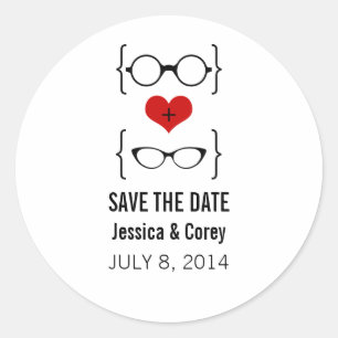 Lunettes Geeky Enregistrer les stickers Date