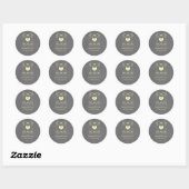Lunettes Geeky Jaune Chalkboard Stickers Mariage (Feuille)