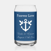 Lunettes personnalisées pour mariage maritime (Verso)