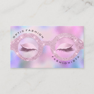 Lunettes rose Holographe Optique Carte de Rendez-v