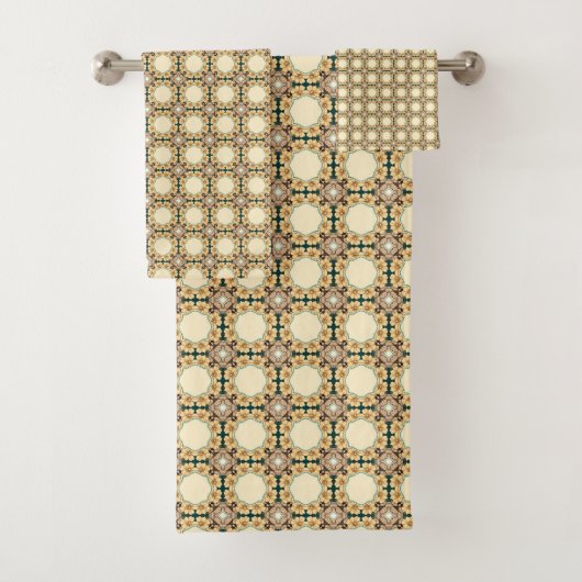 Luneycombes floraux : Motif géométrique de complex (En situation)