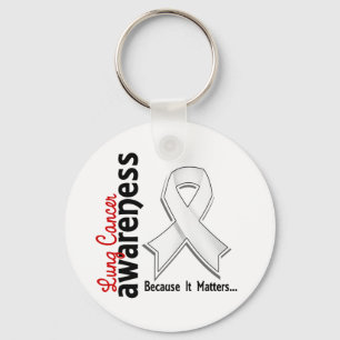 Lung Cancer Awareness 5 Sleutelhanger