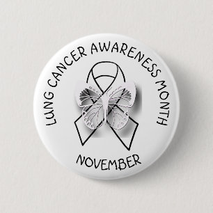 Lung Cancer Awareness MOnth November Button