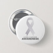 Lung Cancer Awareness Ronde Button 5,7 Cm (Voorkant /achterkant)