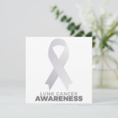 Lung Cancer Awareness Save The Date (Staand voorkant)
