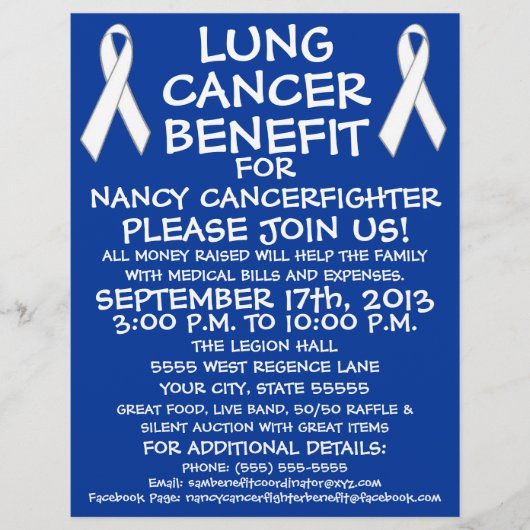 Lung Cancer Benefit Flyer (Voorkant)