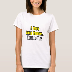 Lung Cancer... geen steden T-shirt