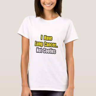 Lung Cancer... geen steden T-shirt