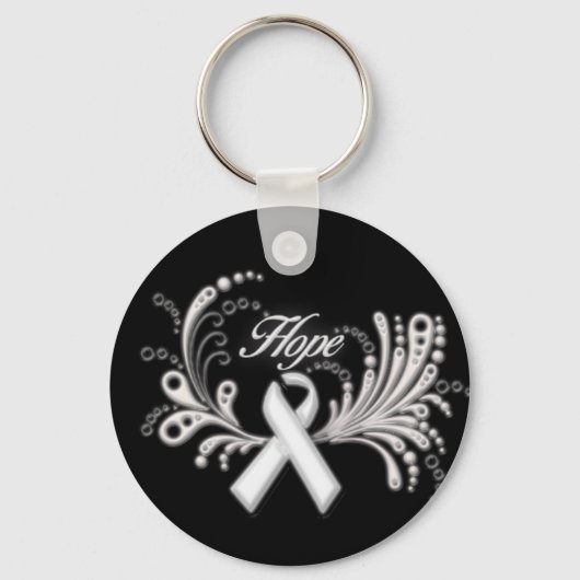 Lung Cancer Hope Sleutelhanger (Voorkant)