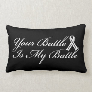 Lung Cancer Ribbon Pillow voor chemotherapie Kussen
