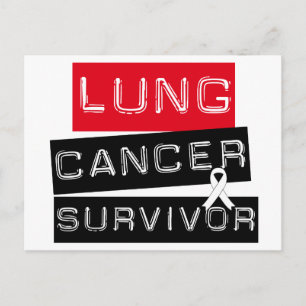 Lung Cancer Survivor Briefkaart