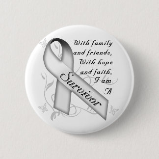 Lung Cancer Survivor Ronde Button 5,7 Cm