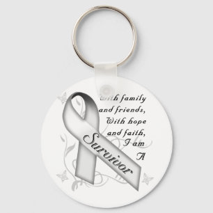 Lung Cancer Survivor Sleutelhanger