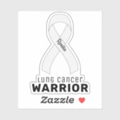 Lung Cancer Vinyl Sticker (Vel)