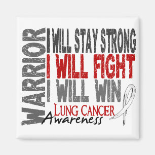 Lung Cancer Warrior Magneet