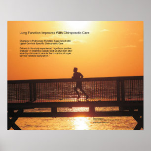 Lung-functie verbetert met chiropractische zorg poster