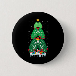 Lung kerstboom Ademhalingstherapie Xmas Thera Ronde Button 5,7 Cm