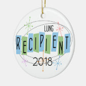  Lung-ontvanger Keramisch Ornament (Links)