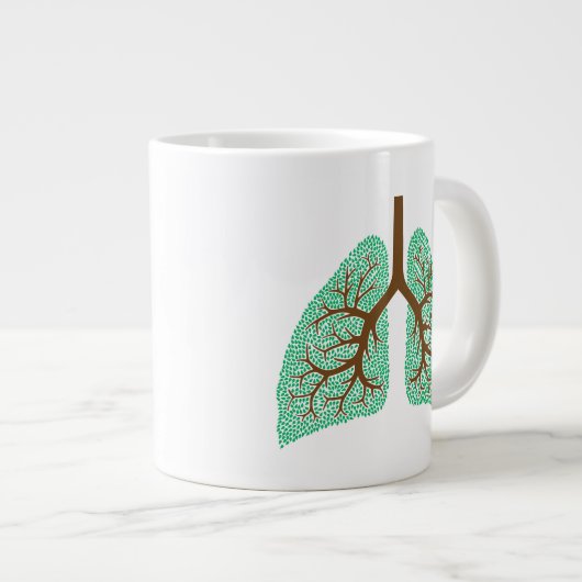 Lung Tree Extra Grote Beker (Voorkant rechts)