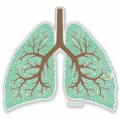 Lung Tree Sticker (Voorkant)