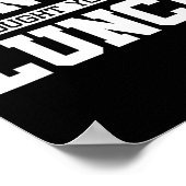 Lunge Ik dacht dat je zei Lunch-grappige Gym Worko Poster (Hoek)