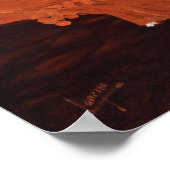 Lungren in het cafe schilderen poster (Hoek)