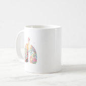 Lungs Art Koffiemok (Voorkant links)