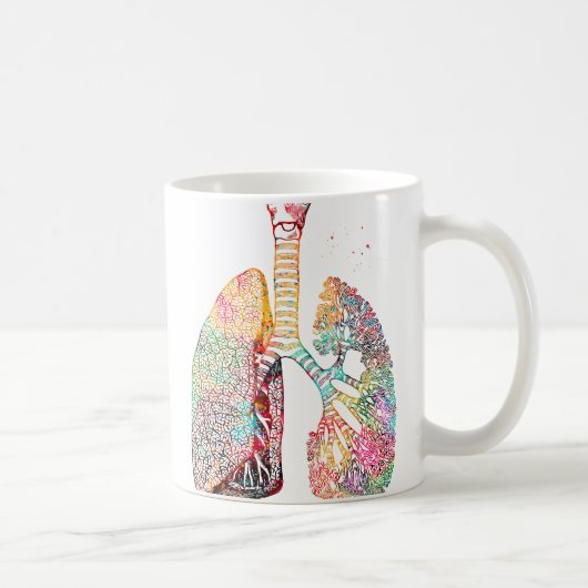 Lungs Art Koffiemok (Rechts)