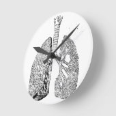 Lungs Art Ronde Klok (Hoek)