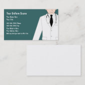 L'uniforme fournit des cartes de visite (Devant / Derrière)