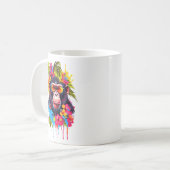 "L'Unité Avec L'Univers" Ape Mug (Devant gauche)